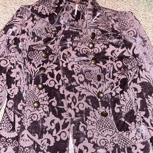 Paisley Print Coat